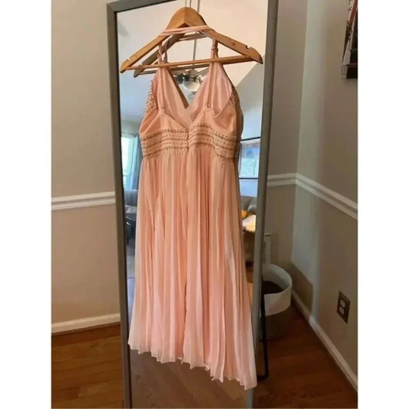 Lulus Glamorous Gala Pink Dress M Wedding GuestBridesmaid Formal Evening Gown - Picture 5 of 8